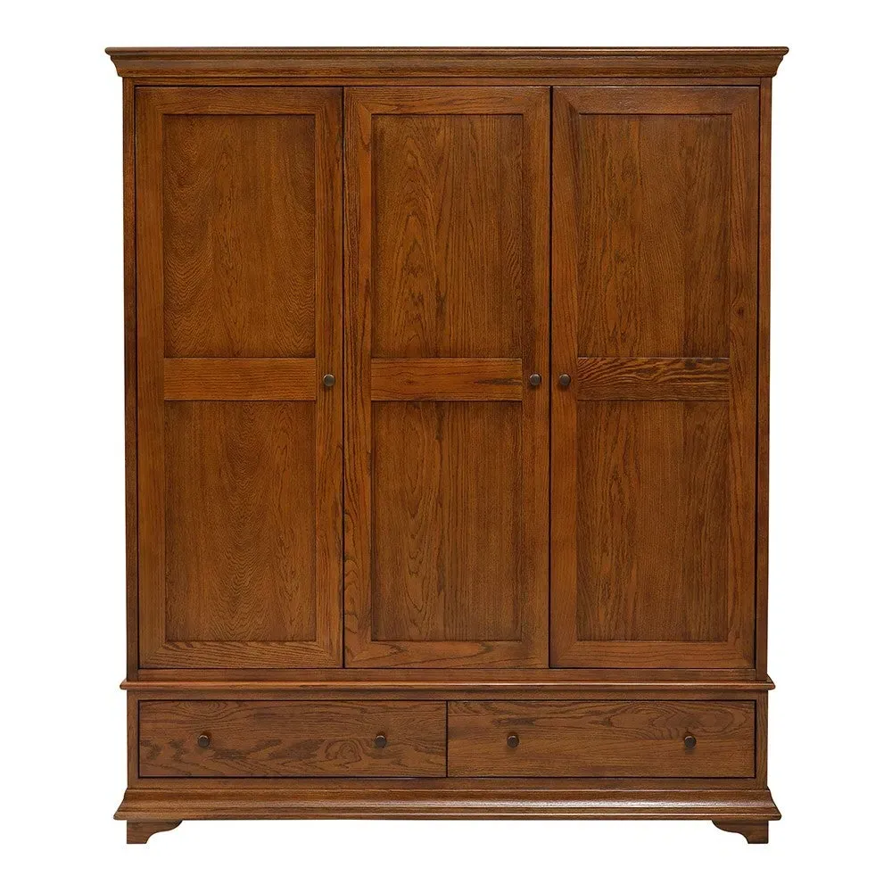 Winchcombe Triple Wardrobe - Dark Oak