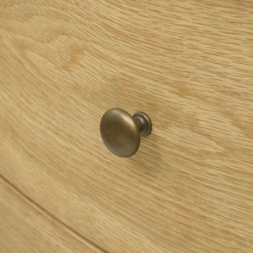 Winchcombe 5 Drawer Chest with Soft-Close - Oiled Oak