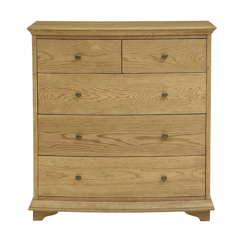 Winchcombe 5 Drawer Chest with Soft-Close - Oiled Oak
