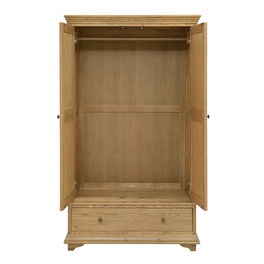 Winchcombe Double Wardrobe - Oiled Oak