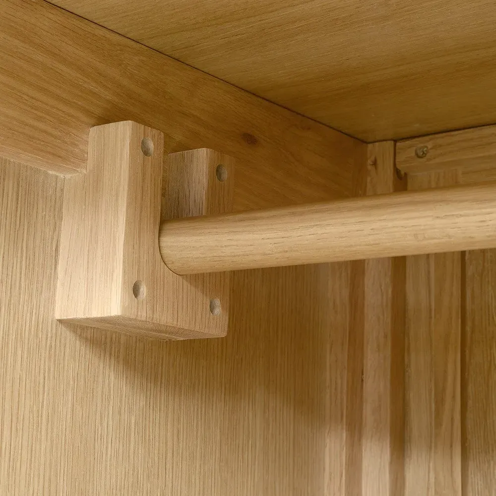 Winchcombe Double Wardrobe - Oiled Oak