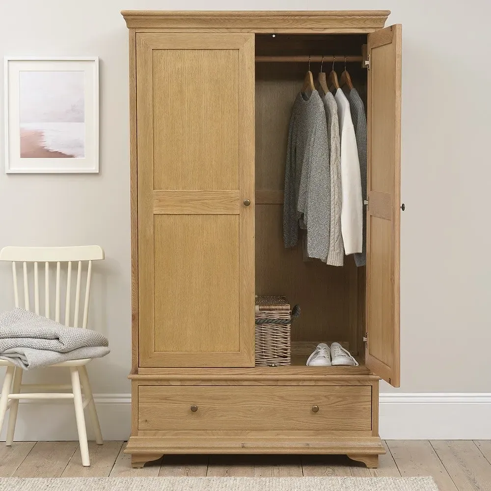 Winchcombe Double Wardrobe - Oiled Oak