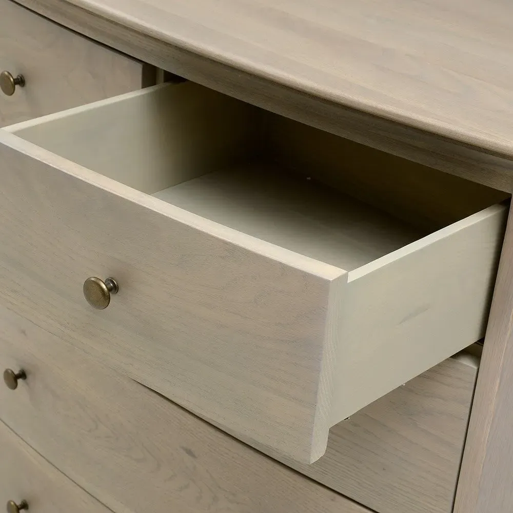 Winchcombe 5 Drawer Chest with Soft-Close - Smoked Oak