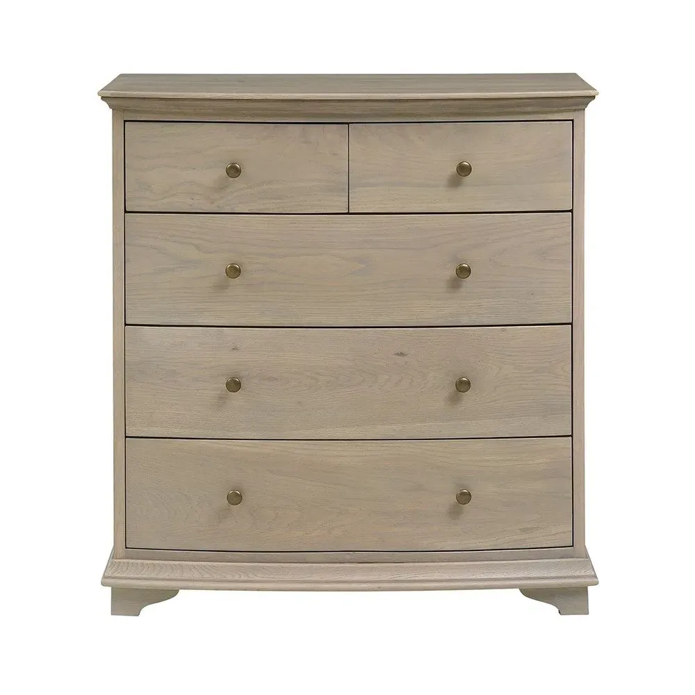 Winchcombe 5 Drawer Chest with Soft-Close - Smoked Oak image