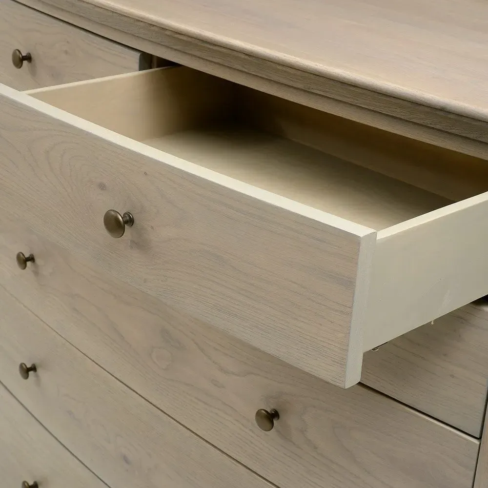 Winchcombe 7 Drawer Chest - Smoked Oak