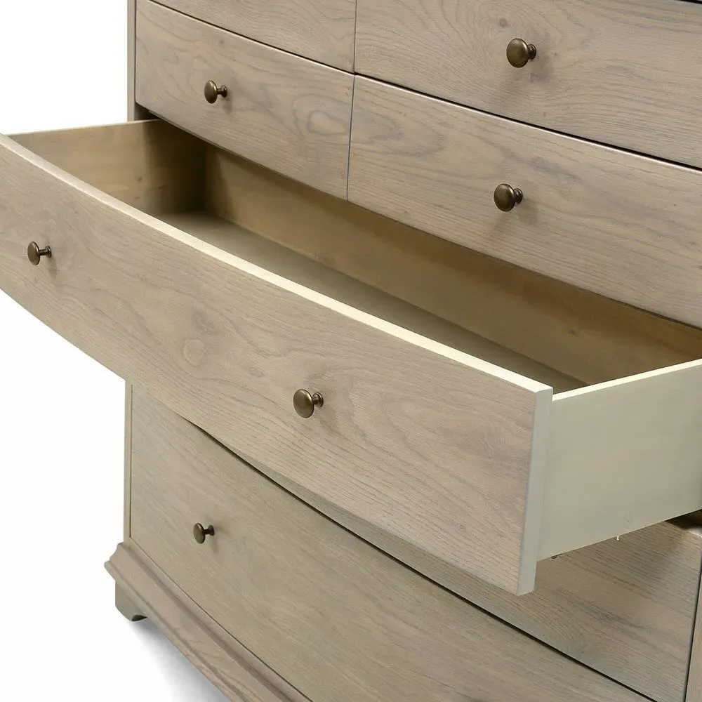 Winchcombe 7 Drawer Chest - Smoked Oak