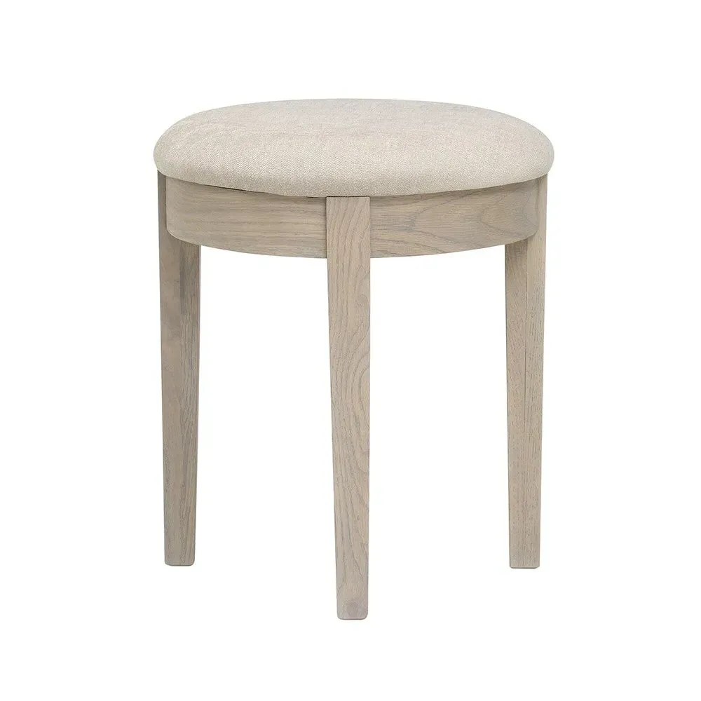 Winchcombe Dressing Table Stool - Smoked Oak
