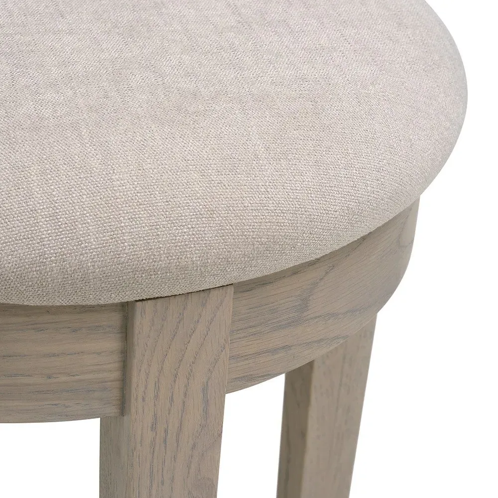 Winchcombe Dressing Table Stool - Smoked Oak