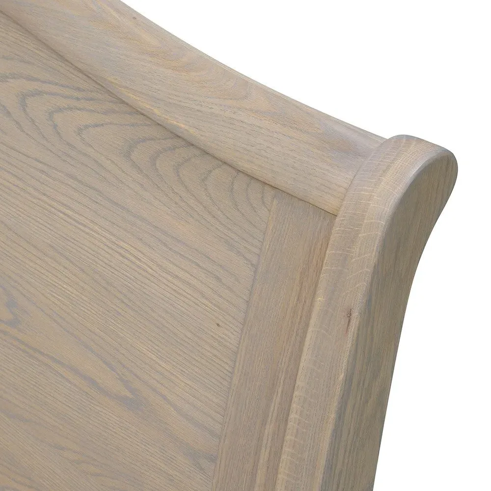 Winchcombe Super King Sleigh Bed - Smoked Oak