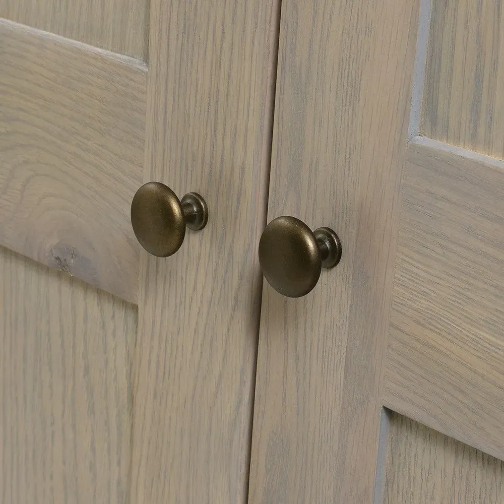 Winchcombe Triple Wardrobe - Smoked Oak