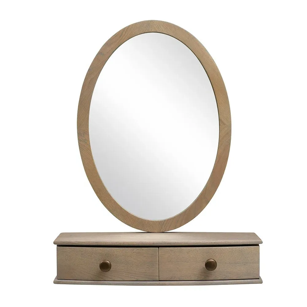 Winchcombe Vanity Mirror - Smoked Oak