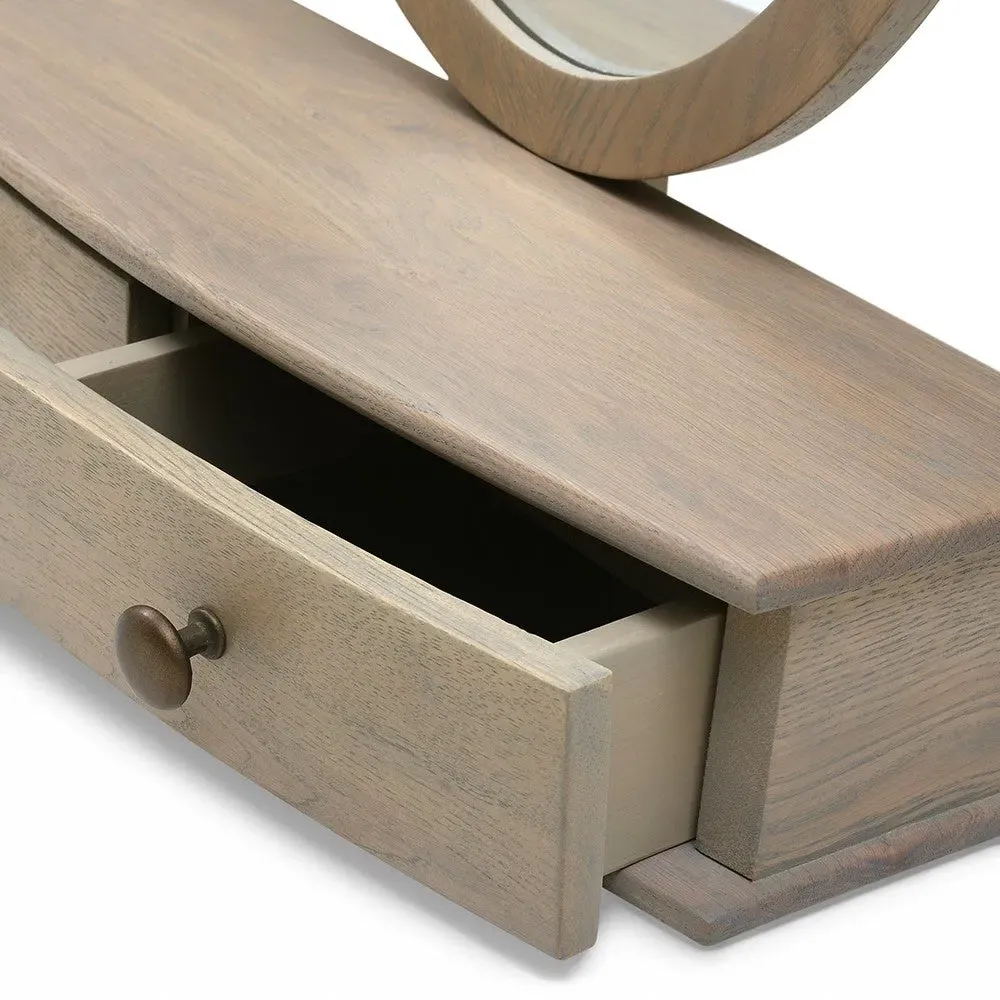 Winchcombe Vanity Mirror - Smoked Oak