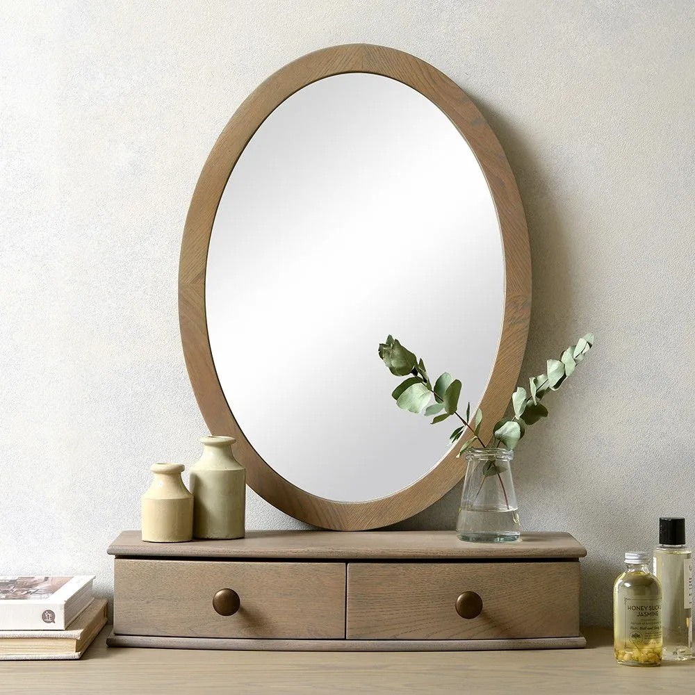 Winchcombe Vanity Mirror - Smoked Oak image