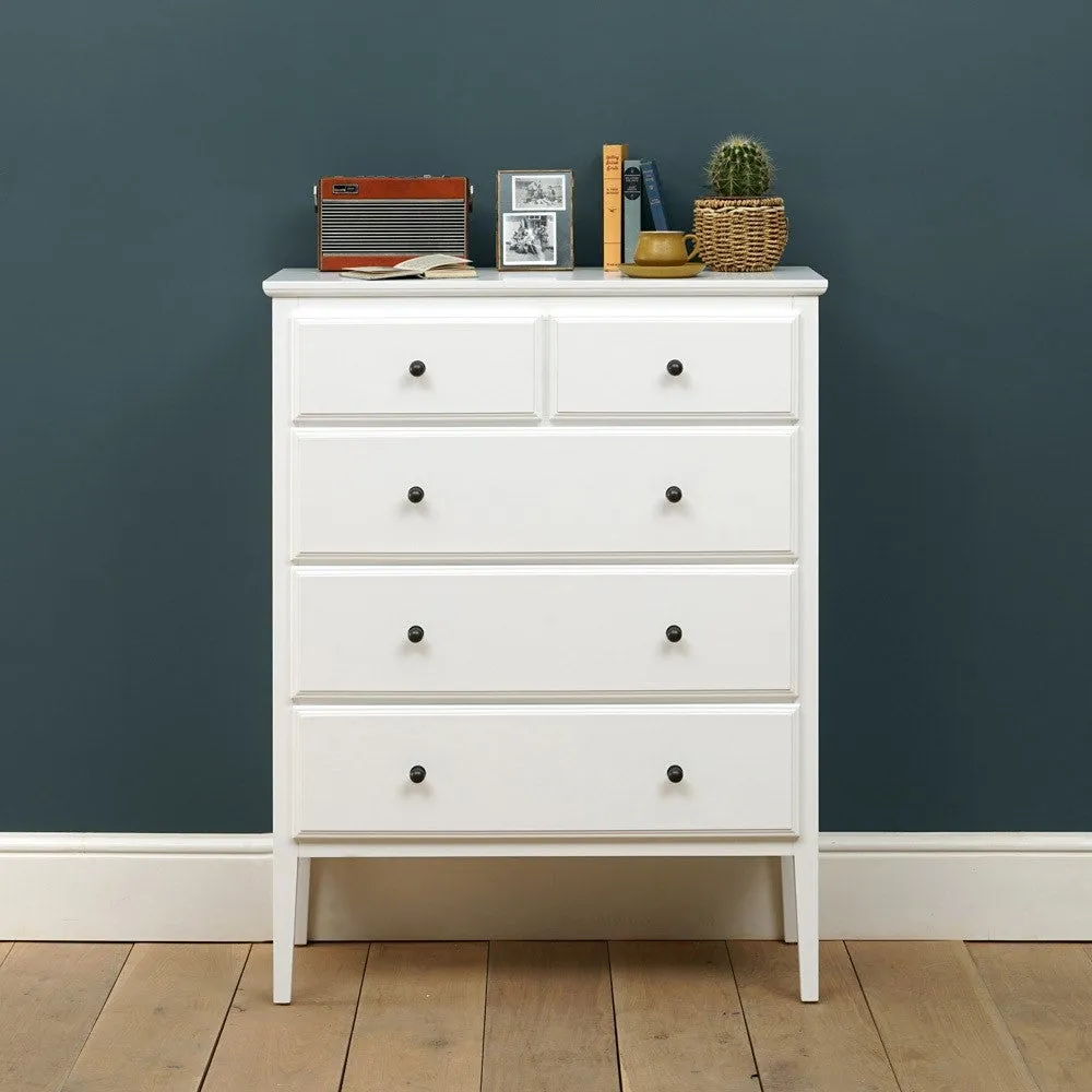 5 Drawer Chest - White image