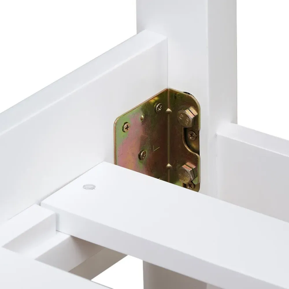 King Size Bed Frame - White