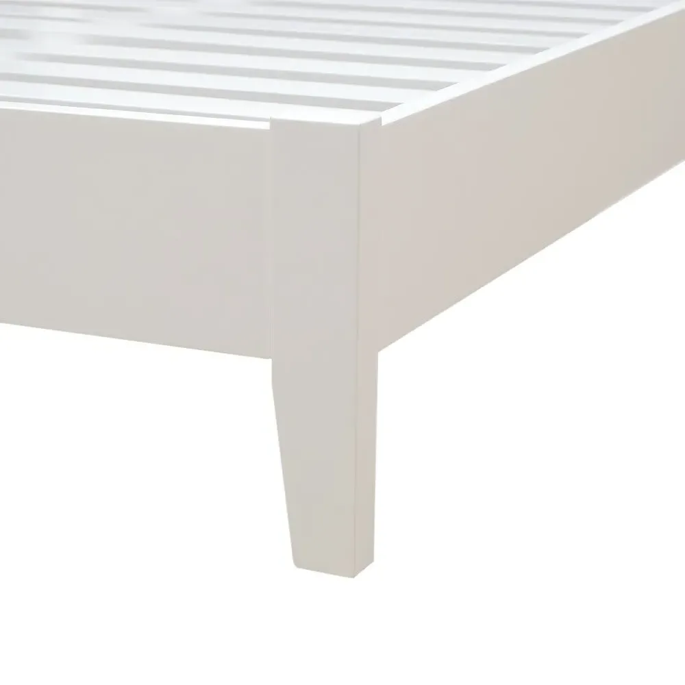 King Size Bed Frame - White