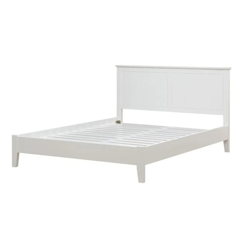 King Size Bed Frame - White image
