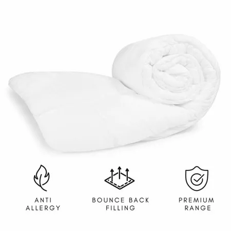 Bounce Back Duvet - White, Polycotton product