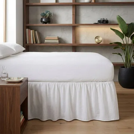 68 Pick Polycotton Frilled Base Valance - White product
