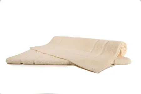 1000 GSM Bath Mat 2 Stripes - Cream, Cotton product