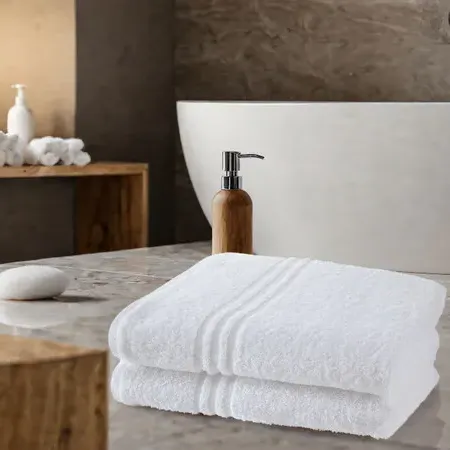 400 GSM Bath Sheet - White, Ring Spun Cotton product