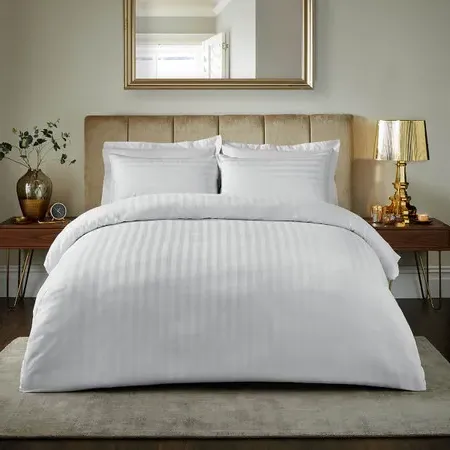 800 Thread Count Sateen Stripe Duvet Cover Set - Cotton product