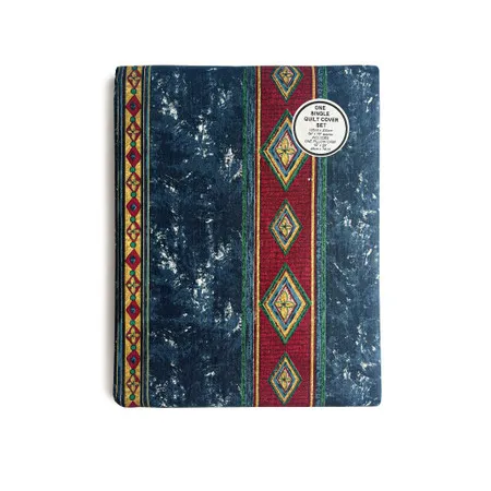 Marble Effect Duvet Cover Set - Navy Blue, Polycotton product