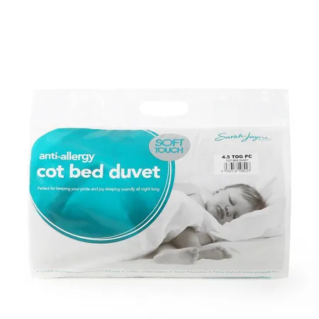 Non Allergenic Cot Duvet - White product