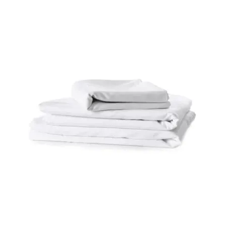 56 Pick Polycotton Single Fitted Sheet - White product