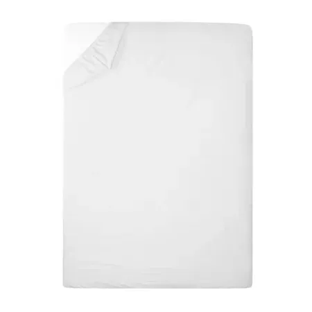 Deep Percale Fitted Sheet Easy Iron 180TC - White product