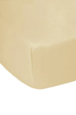 Double Fitted Sheet Easy Care - Cream, Polycotton product