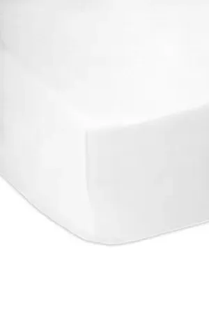 Double Fitted Sheet Easy Care - White, Polycotton product