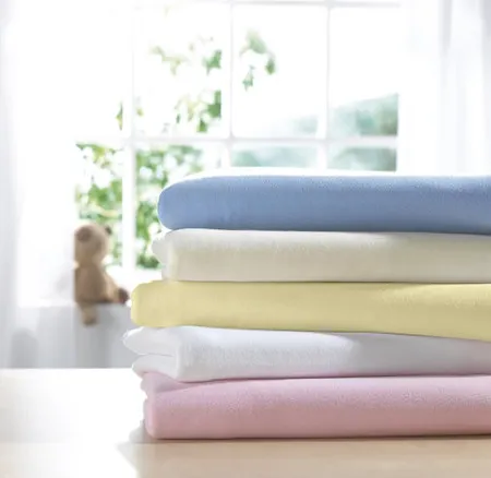 Izziwotnot Jersey Cot Fitted Sheet 2 Pack - Cream, Cotton product