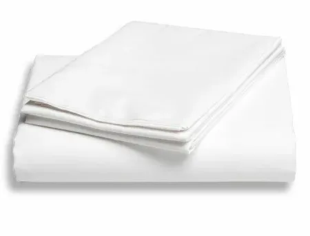 Single Fitted Sheet 12" Deep - White, Cotton image