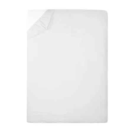 Single Flame Retardant Fitted Sheet BS 7175 - White, Polyester product