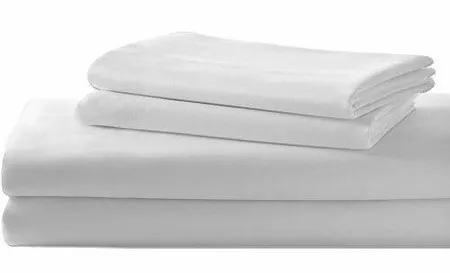 Double Institutional Flat Sheet - White, Ring Spun Cotton product