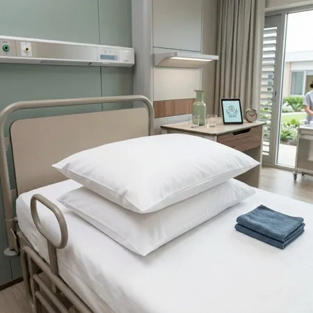 130TC Polycotton Institutional Pillowcases - White product