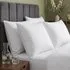 250TC Easy Iron Satin Stripe Pillowcases - White, Polycotton by The Towel Shop, image 3
