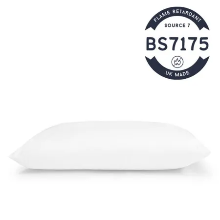 BS7175 Flame Retardant Pillow - White, Polyester product