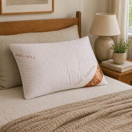Copper Infused Memory Foam Pillow - Bamboo Blend product