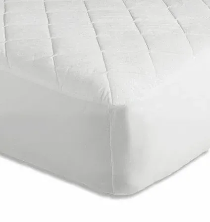 Single Quilted Mattress Protector - White, Microfibre product