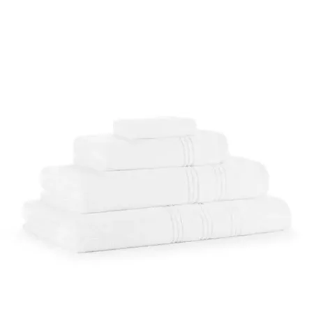 6-Piece Towel Bale Set 600GSM - White, Cotton image