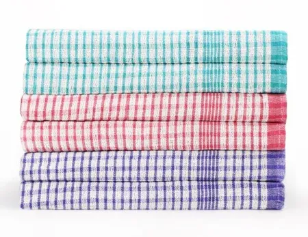 Cotton Tea Towel Pack - Blue, Woven Cotton image