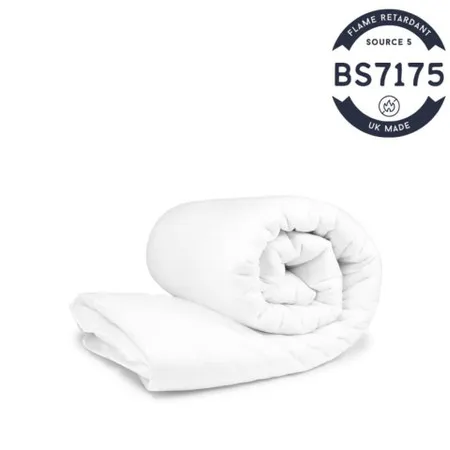 10.5 Tog Flame Retardant Duvet BS 7175 - White product