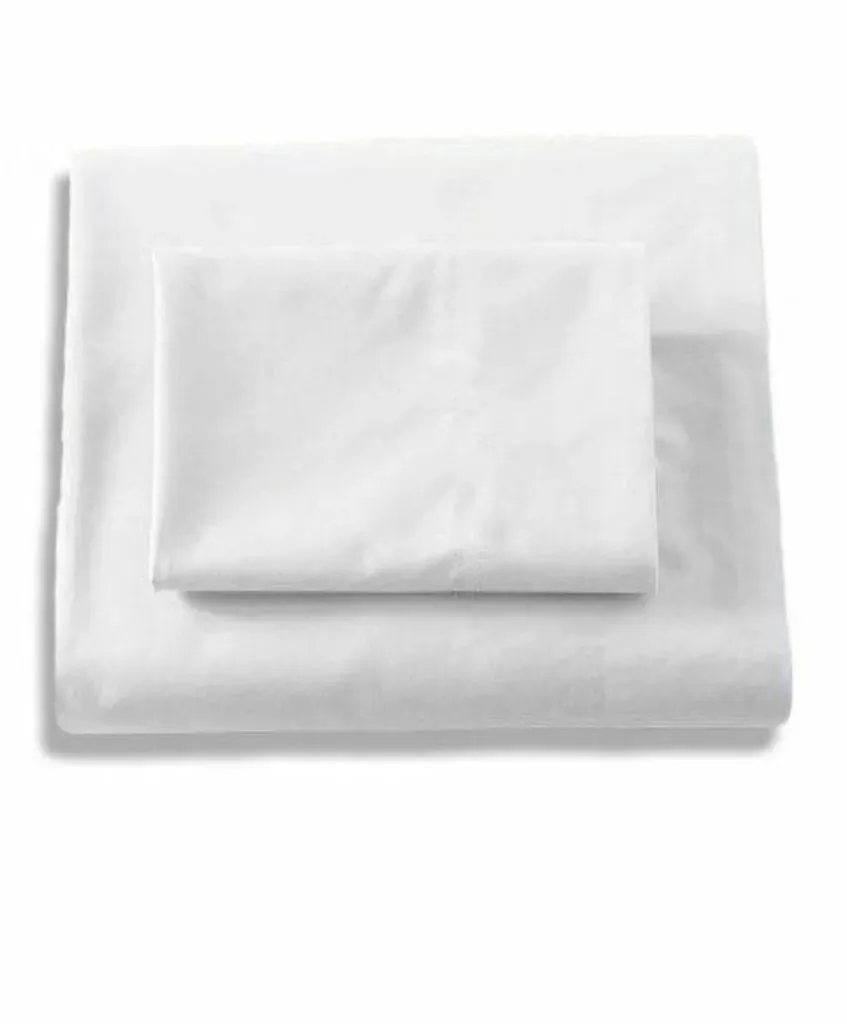 Super King Deep Fitted Sheet 180 Thread Count - White, Cotton Blend by The Towel Shop