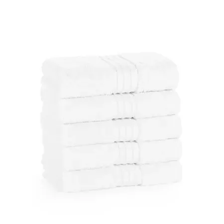 12-Pack Face Cloths 700gsm - White, Cotton