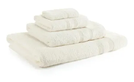12-Piece Towel Bale 500 GSM - Cream, Cotton product