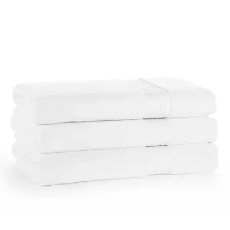 4-Pack Bath Towels 700gsm - White, Cotton