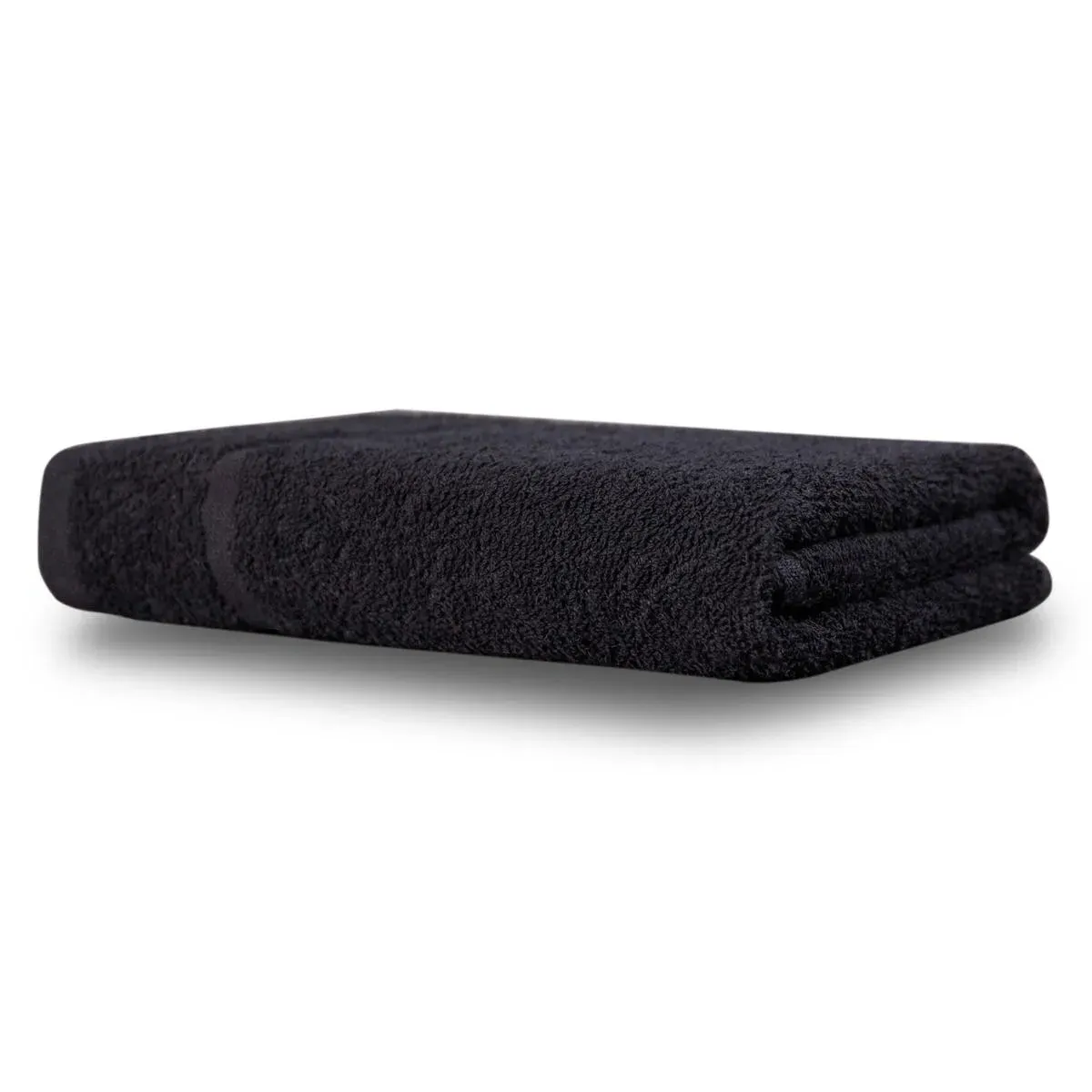Hand Towel Chlorine Resistant - Black, Cotton by The Towel Shop