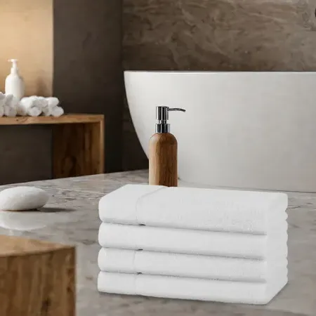 400GSM Institutional Hand Towel - White, Cotton product